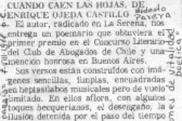 Cuando caen las hojas