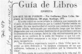 Los Que no se fueron.