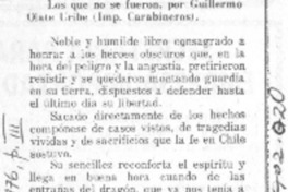 Los que no se fueron