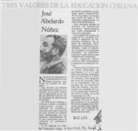 José Abelardo Núñez.
