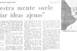 Nuestra mente suele plagiar ideas ajenas".