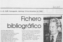 Fichero bibliográfico