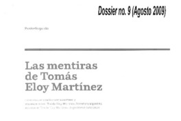 Las mentiras de Tomás Eloy Martínez