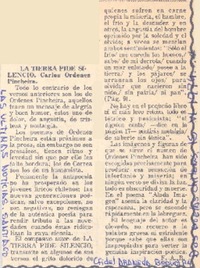 La tierra pide silencio