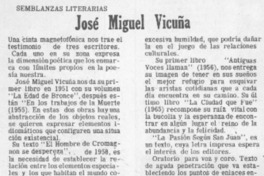 José Miguel Vicuña