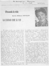 La ciudad que se fue