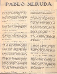 Pablo Neruda.