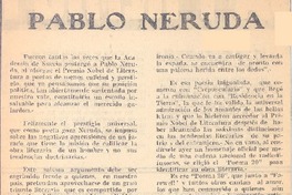 Pablo Neruda.