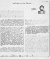 La historia de Catulo