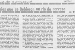 Bohemios que se bebieron un río de cerveza