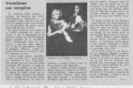 Vacaciones con vampiros