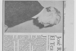 José Ricardo Morales en el teatro chileno : [entrevista]