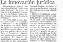 La innovación jurídica