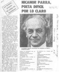 Nicanor Parra.