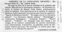 Historia de la literatura infantil"