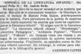 Historia de la literatura infantil"