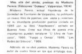 Más allá del olvido