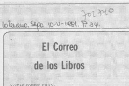 Notas sobre Francisco de Quevedo.