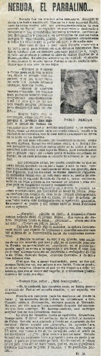 Neruda, el parralino --