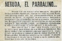 Neruda, el parralino --