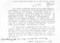 Ideas revolucionarias de la ciencia".