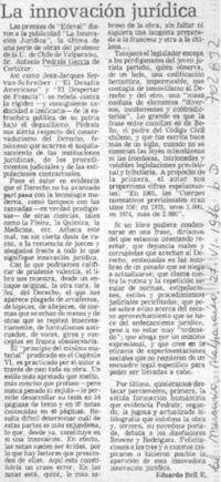 La innovación jurídica