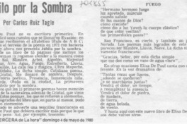 Júbilo por la sombra