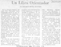 Un libro orientador