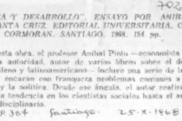 Política y desarrollo.