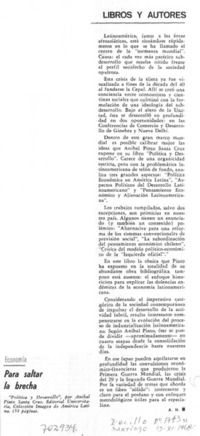 Para saltar la bracha.