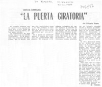 La puerta giratoria"