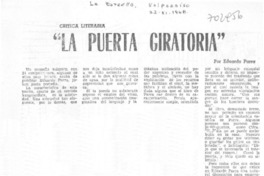 La puerta giratoria"