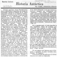 Historia antártica