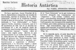 Historia antártica