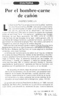 Por el hombre-carne de cañón