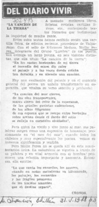 La canción de la tierra"