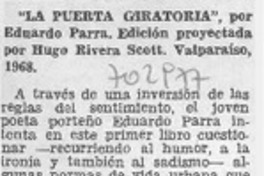 La puerta giratoria".