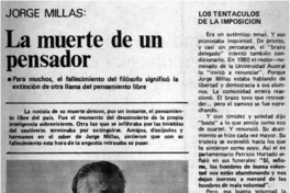 La muerte de un pensador