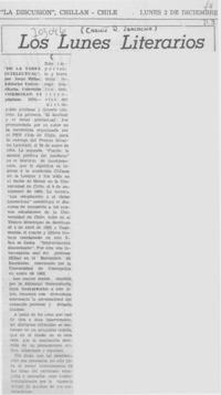 De la tarea intelectual".