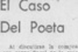 El caso del poeta.