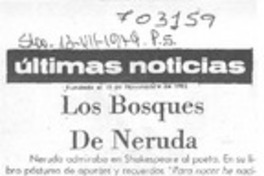 Los bosques de Neruda