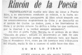 Rincón de la poesía.