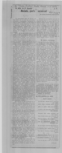 Neruda, poeta universal