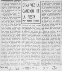 Otra vez la canción de la fiesta.