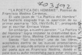 La poética del hombre".