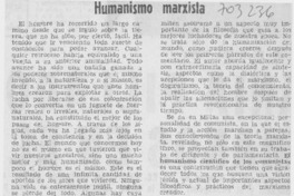 Humanismo marxista