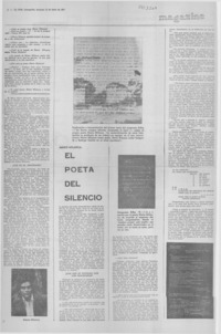 El poeta del silencio: [entrevista]