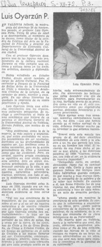 Luis Oyarzún P.