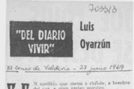 Luis Oyarzún