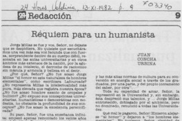 Réquiem para un humanista